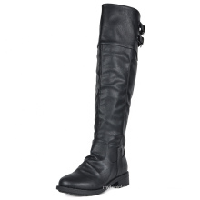 Women's Fashion English Over the Knee High and up Leather Horse Riding Boots